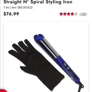 Lightly used hair curler/straightener